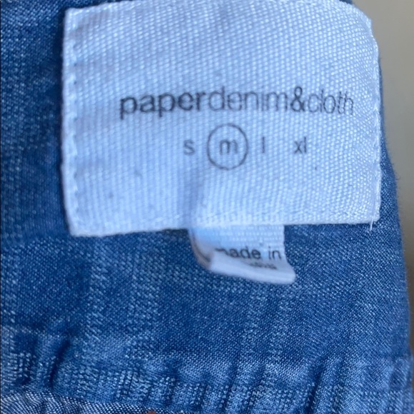 Paper Denim Cloth plaid denim button down - Picture 7 of 7